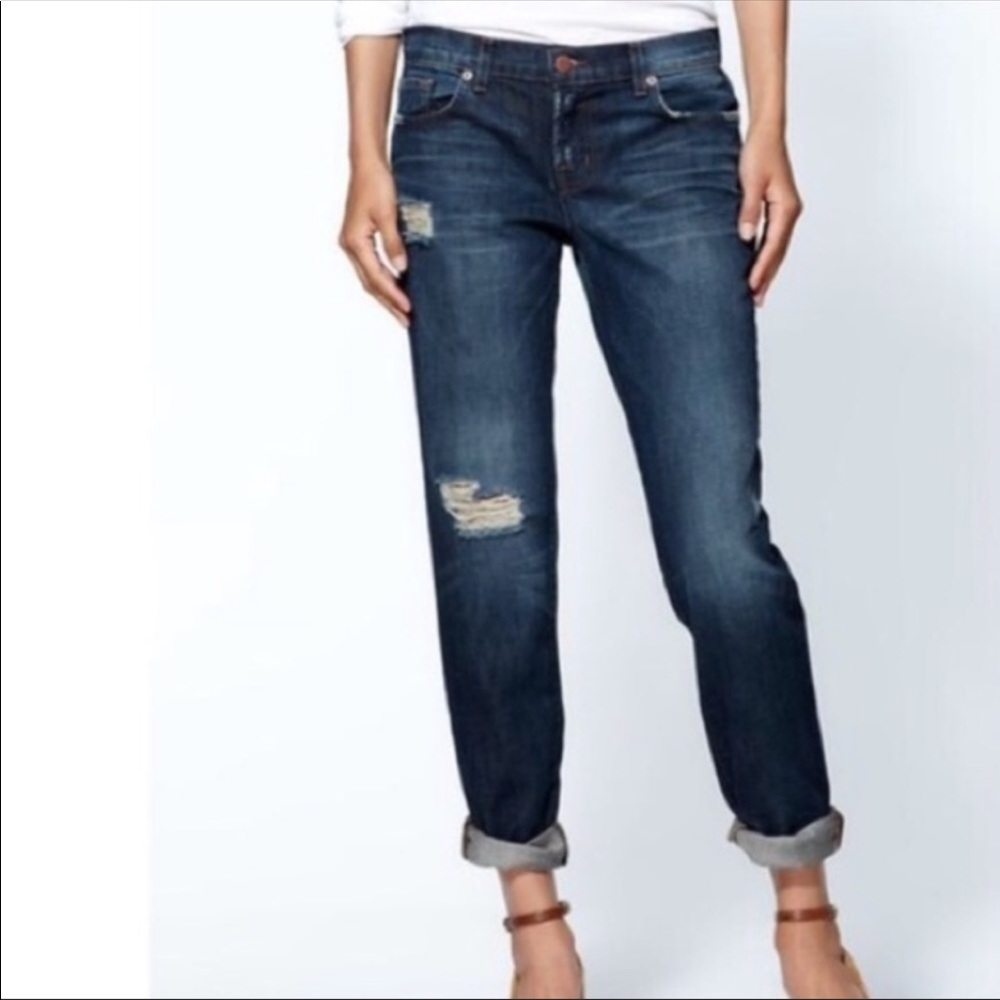 J brand Aidan ringer boyfriend distressed Jeans